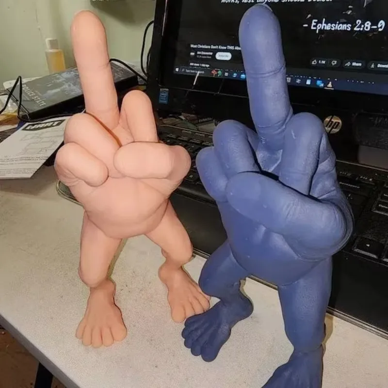 Middle Finger Desktop Decorati - 3D Printing Construction ulasan dan harga