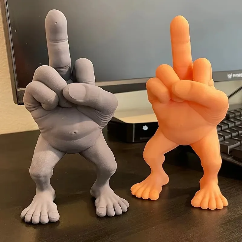 Middle Finger Desktop Decorati - 3D Printing Construction ulasan dan harga