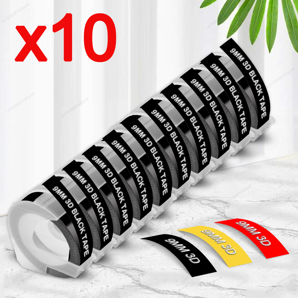 3/5/10PK 9MM Dymo 3D Embossing - 3D Printing Labubu ulasan dan harga