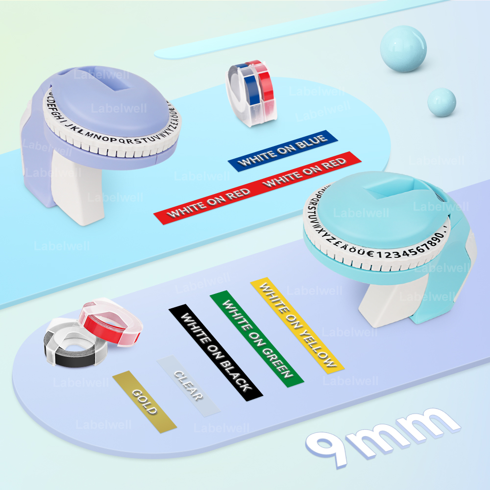 3/5/10PK 9MM Dymo 3D Embossing - 3D Printing Labubu ulasan dan harga