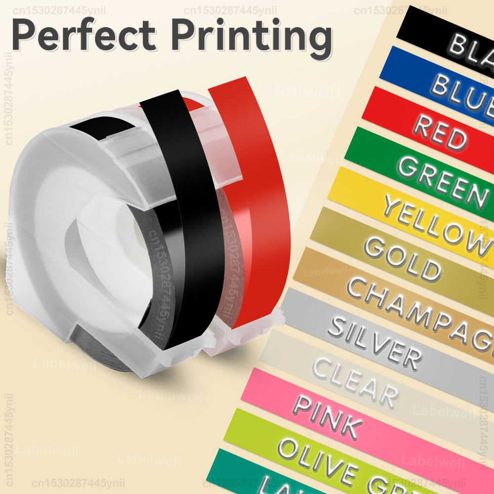 3/5/10PK 9MM Dymo 3D Embossing - 3D Printing Labubu ulasan dan harga